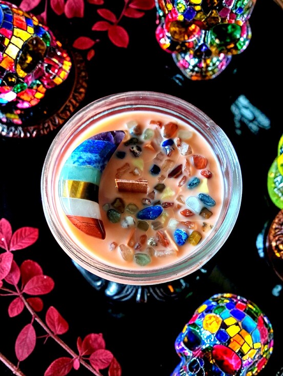 Wicked Worthy Other - Hand Crafted , Wicked Worthy Wax, Chakra Moon 8 oz candle